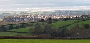 Great Torrington over the fields